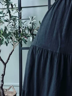 Nederdel med smock - Black