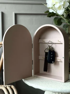 Nøgleskab - Creme eller rosa