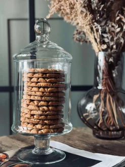 Opbevaring med låg - Glas