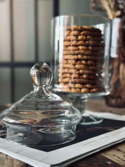 Opbevaring med låg - Glas