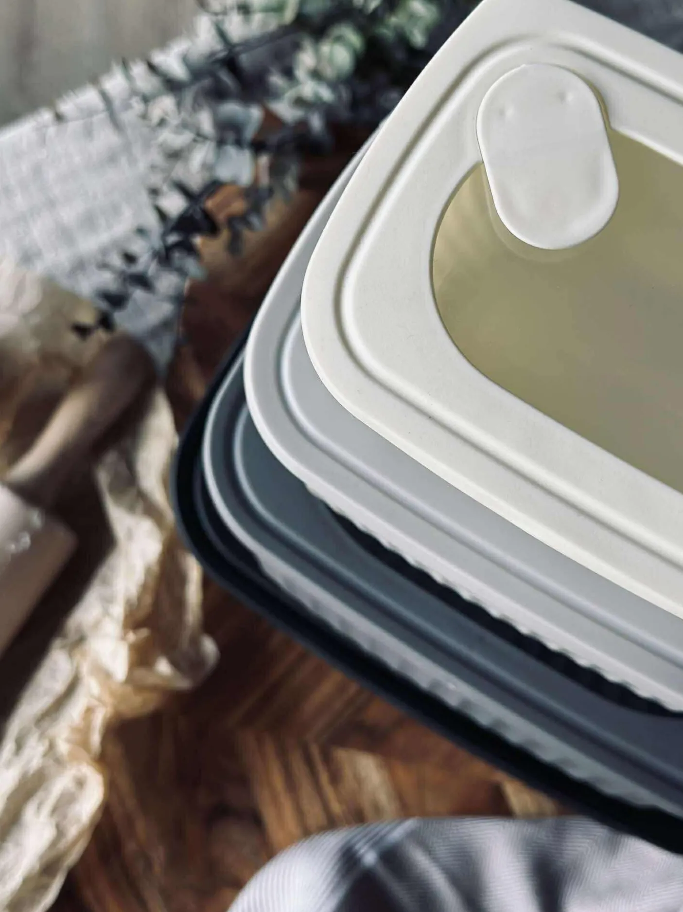 Opbevaringsbøtter – Sæt med 4 stk.