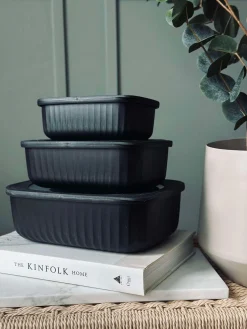 Opbevaringsbøtter Black – Sæt med 3 stk.
