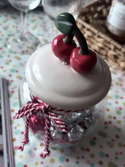 Opbevaringsglas med kirsebær - 1200ml