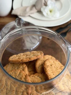 Opbevaringsglas med låg