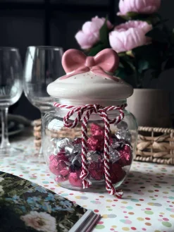 Opbevaringsglas med sløjfe - 1200ml