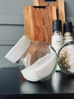 Opbevaringsglas 500ml - Hvid låg