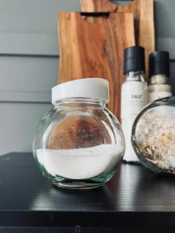 Opbevaringsglas 500ml - Hvid låg