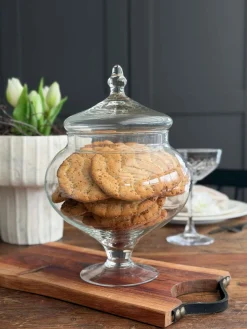 Opbevaringsglas på fod