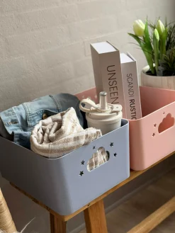 Opbevaringskasse Cloud 34x25cm - Flere farver