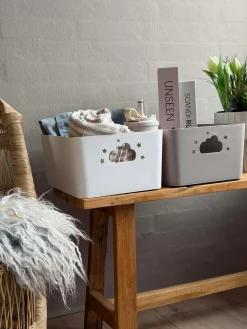 Opbevaringskasse Cloud 34x25cm - Flere farver