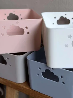 Opbevaringskasse Cloud 26x17cm - Flere farver