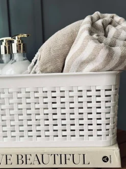 Opbevaringskasse Hvid - Large