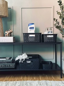 Opbevaringskasse Mille Black - XL