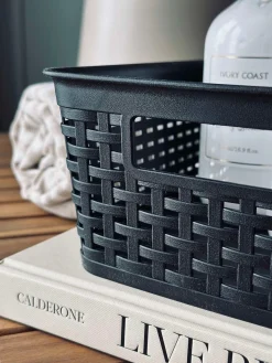 Opbevaringskasse Mille black - Medium