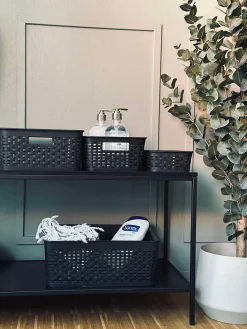 Opbevaringskasse Mille black - Medium