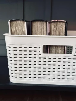 Opbevaringskasse Mille white - XL