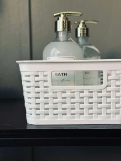 Opbevaringskasse Mille white - Medium