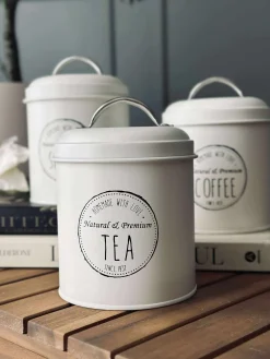 Opbevaringskrukker 3 stk - Creme