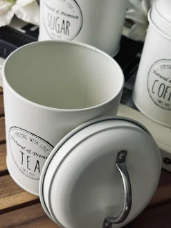 Opbevaringskrukker 3 stk - Creme