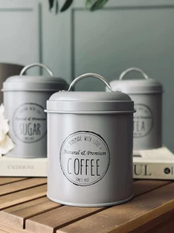 Opbevaringskrukker 3 stk - Mocca