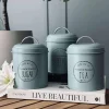 Opbevaringskrukker 3 stk - Dusty green