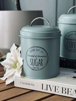 Opbevaringskrukker 3 stk - Dusty green