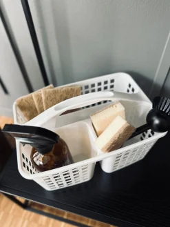 Opbevaringskurv med håndtag