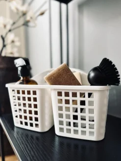 Opbevaringskurv med håndtag