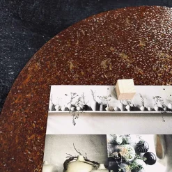 Opslagstavle i jern - Rusty Ø35cm