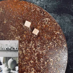 Opslagstavle i jern - Rusty Ø35cm