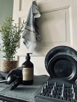 Opvaskestativ med mikrofibermåtte