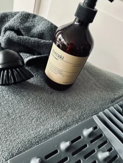 Opvaskestativ med mikrofibermåtte