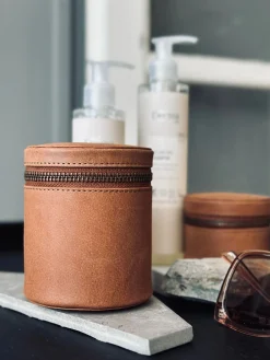 Organiser Leather - Medium cognac