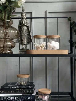 Organiser med låg i kork - 5 dele