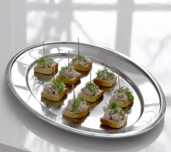 Ovalt fad Rustfrit Stål - 45x29