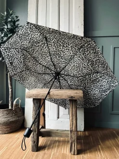 Paraply - Leopard brown