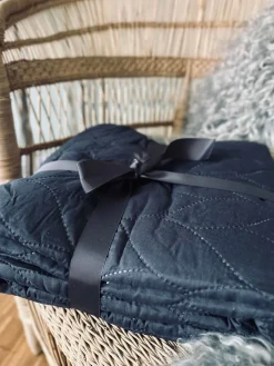 Plaid / sengetæppe – Quilt Navy 200x220cm