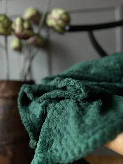 Plaid i Luxus fleece - Grøn