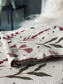 Plaid recycling bomuld - Flora