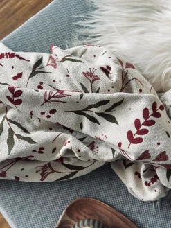 Plaid recycling bomuld - Flora