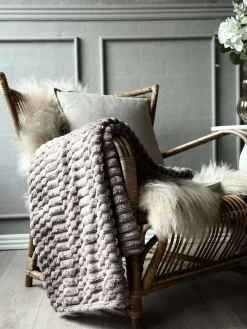 Plaid SUPER SOFT - Taupe