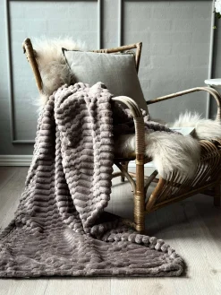 Plaid SUPER SOFT - Taupe