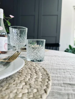 Plaid vævet med kork – Nature mix