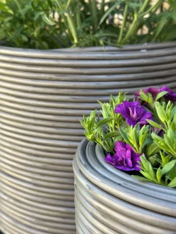 Plantekurv Grå - Sæt af 3 stk.