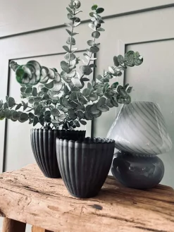 Potte i beton look - Lille Grå