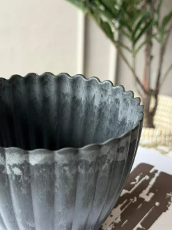 Potte i beton look - Lille Grå