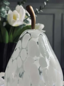 Pære med lys - Hvid