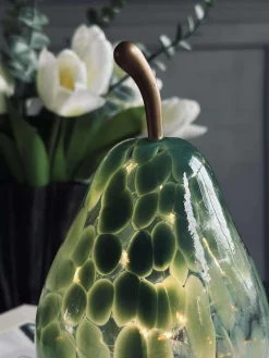 Pære med lys - Grøn