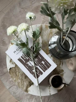 Prydløg stilk 60 cm - Hvid