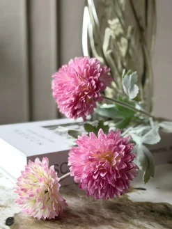 Prydløg stilk 60 cm - Rosa